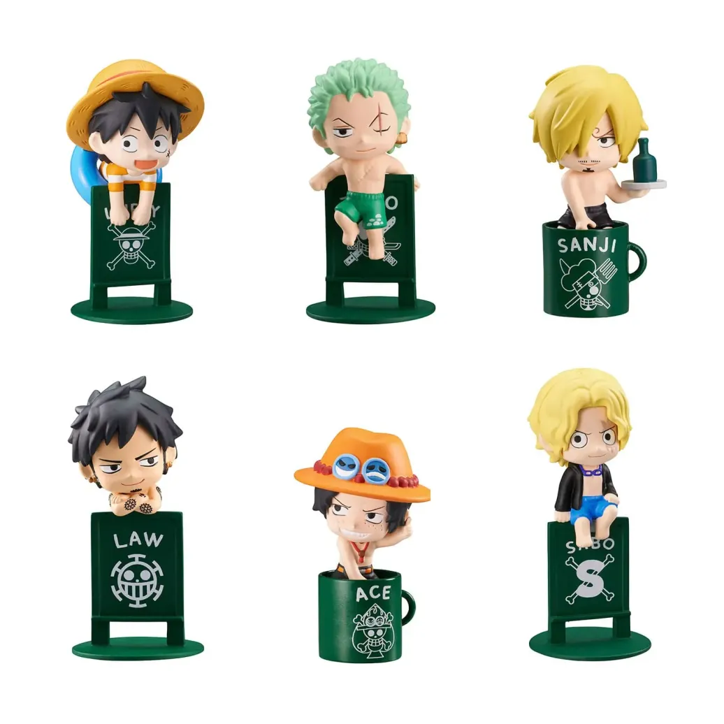 One Piece Ochatomo Series Sammelfiguren Pirates´ Vacance 4 cm Sortiment (8) 