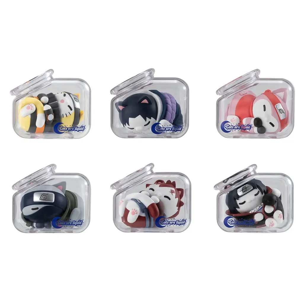 Naruto Shippuden Mega Cat Project Nyaruto! Sammelfiguren Good Night Nyaruto! 3 cm Sortiment (8)    