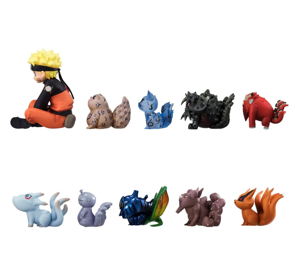 Naruto Shippuden Gaiden G.E.M. Serie PVC Statue Naruto Uzumaki & Biju Set 7 cm 