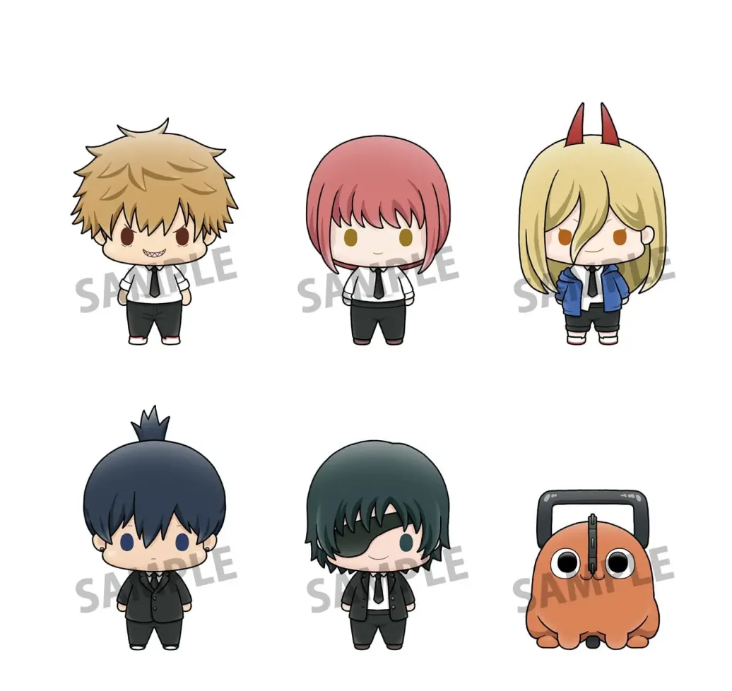 Chainsaw Man Chokorin Mascot Series Sammelfiguren 6 cm Sortiment (6)    