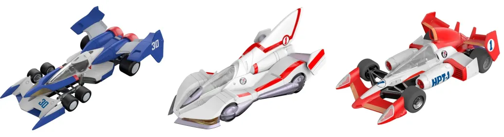 Future GPX Cyber Formula Fahrzeuge 3er-Pack Super Asurada 01 Circuit Mode & AKnight Savior 005 & Ishzark Renewal Repeat Edition 11 cm (with gift) 