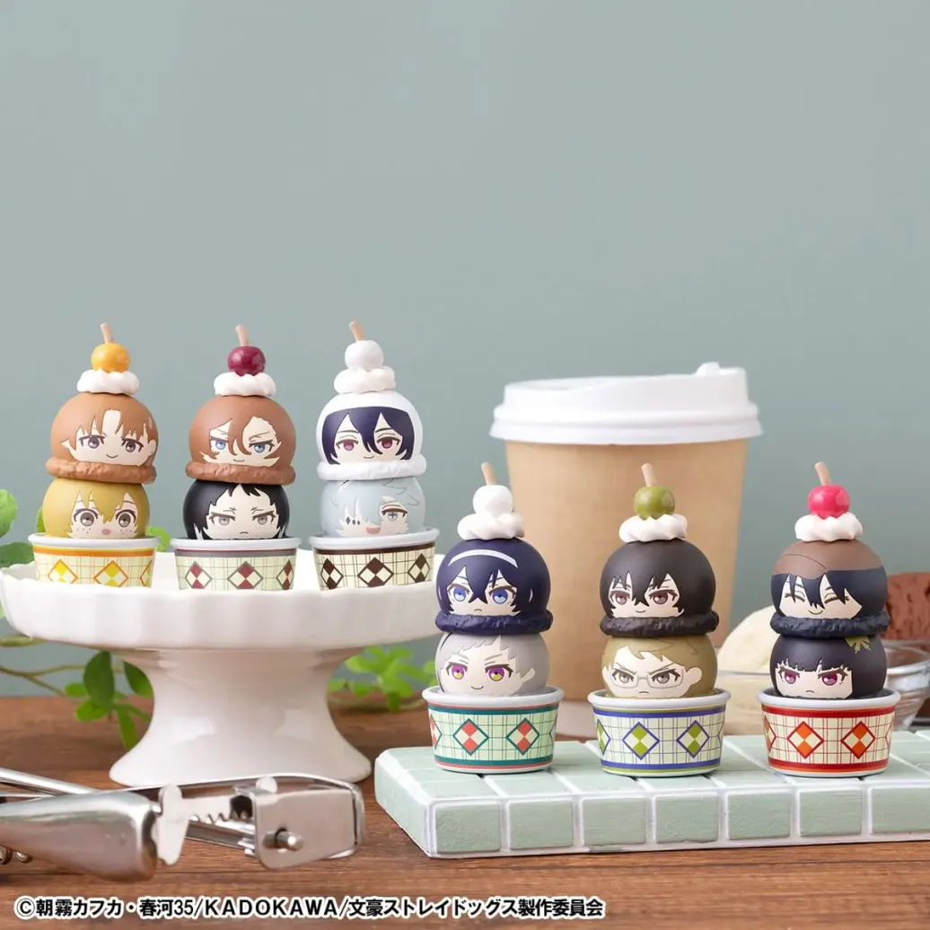Bungo Stray Dogs Tsumichen Stack up & Change Sammelfiguren 8 cm Sortiment (6)       