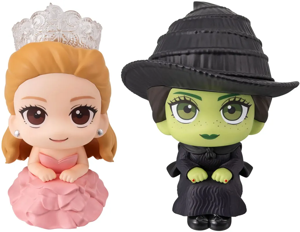 Wicked Look Up PVC Statuen Elphaba & Glinda (with gift) 11 cm 