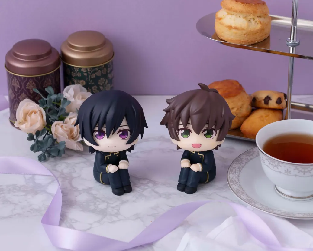 Code Geass Lelouch of the Rebellion Look Up PVC Statuen Lelouch Lamperouge & Suzaku Kururugi Set (with gift) 11 cm 