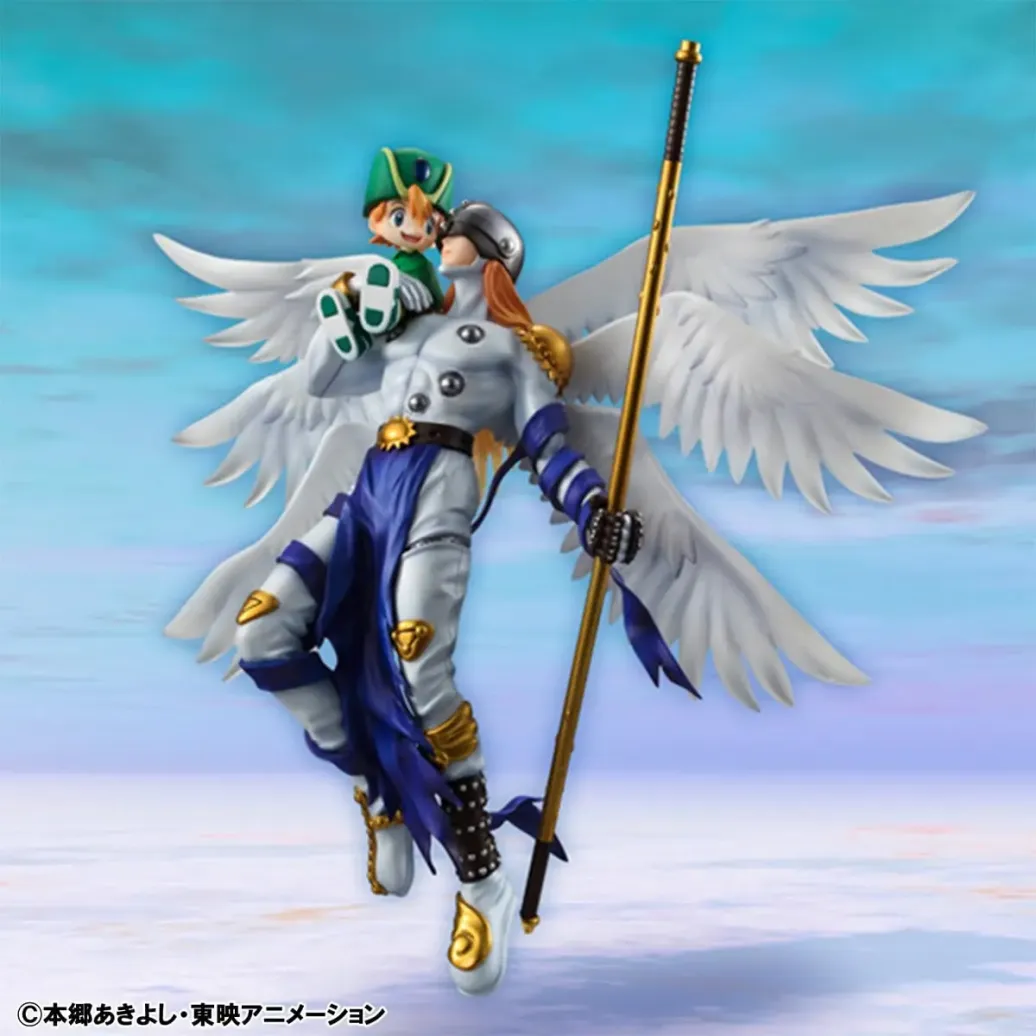 Digimon Adventure G.E.M. Series PVC-Figur Angemon & Takeru Takaishi 22 cm (Repeat)