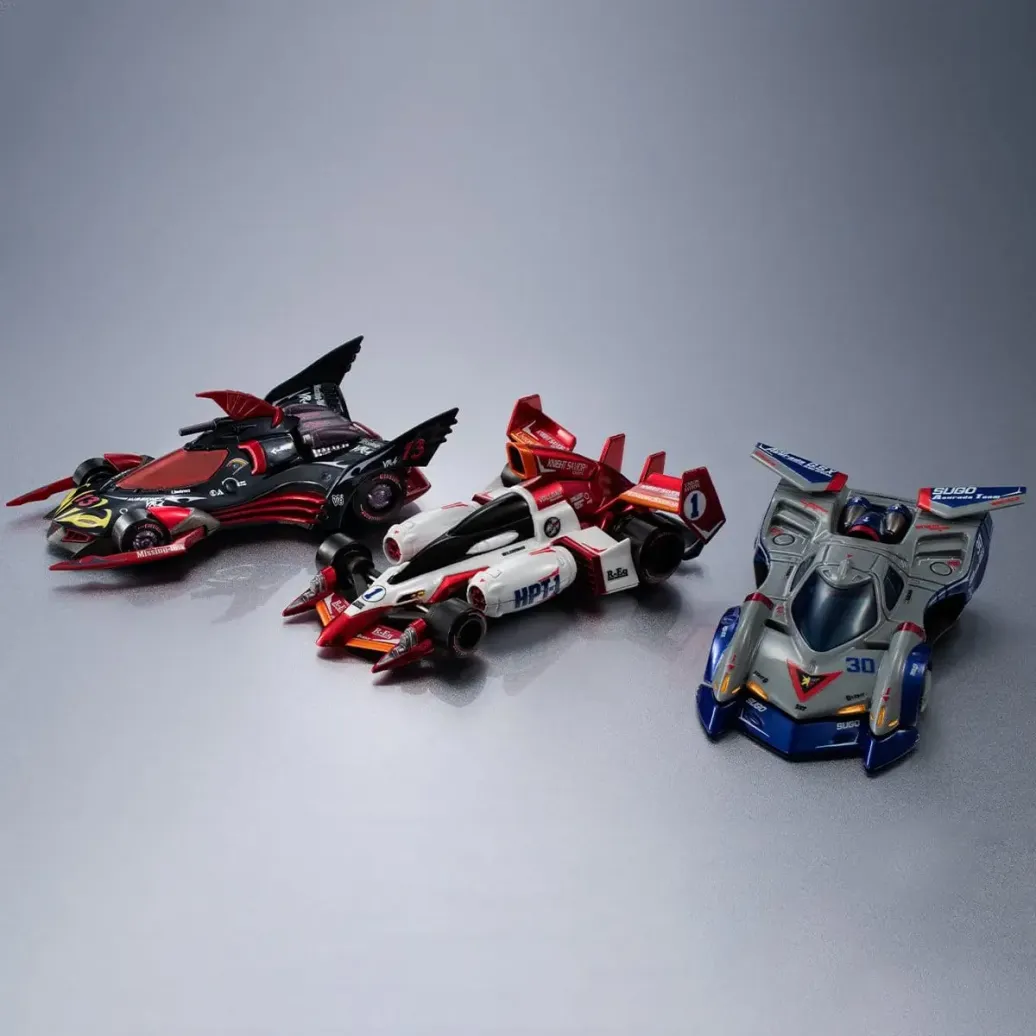 Future GPX Cyber Formula Cyber Formula Collection -Heritage Edition- Fahrzeug Set 3er-Pack Asurada G.S.X Aero Mode & Knight Savior 005 & Missionel VR-4