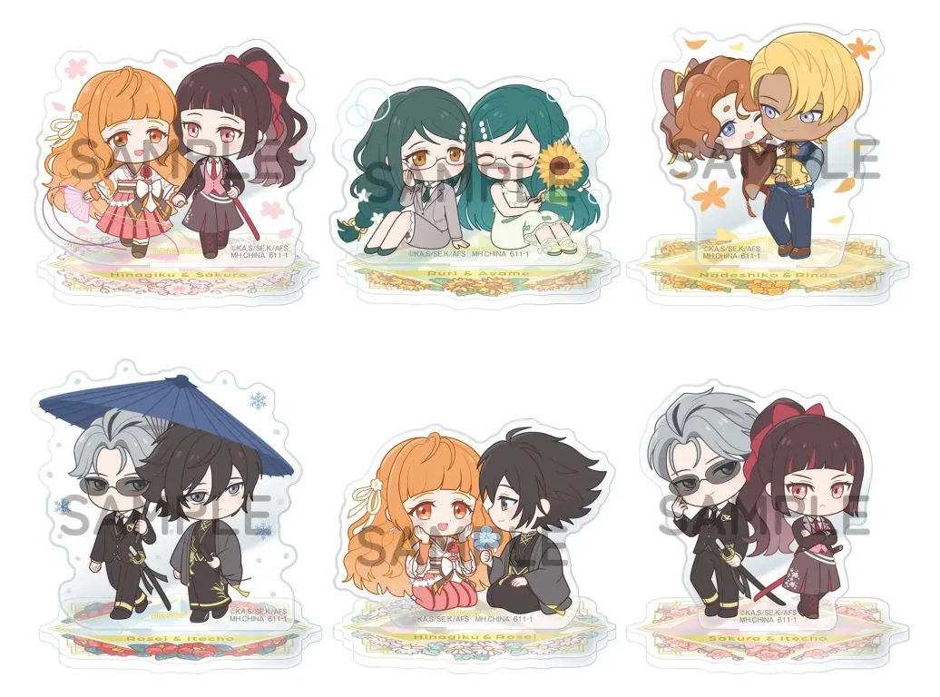 Agents of the Four Seasons Buddycolle Acryl-Ständer Dance of Spring 6 cm Blind Box Display (6)