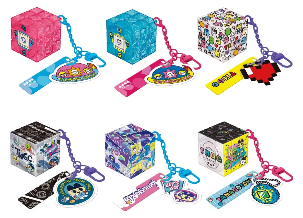 Rubik's ID Schlüsselanhänger Tamagotchi Blind Box Display (6)