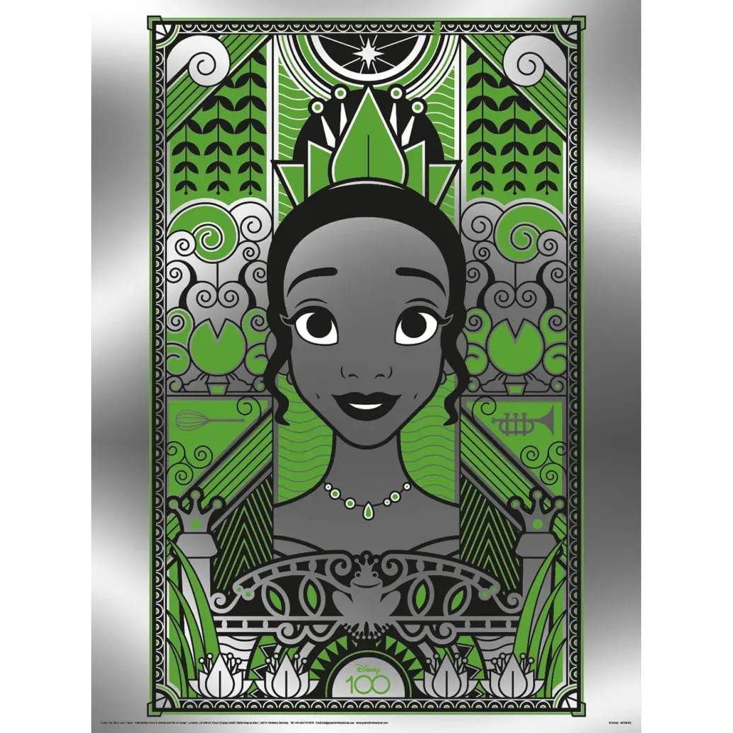 Disney Poster Set Metallic Print Tiana 30 x 40 cm (3)