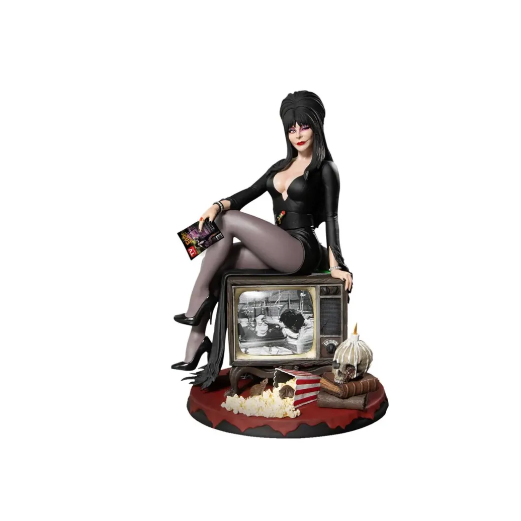Elvira Herrscherin der Dunkelheit Static-6 PVC Statue 1/6 Elvira 42 cm