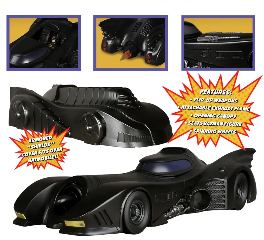 Batman (1989) 5 Points Fahrzeug Batmobile