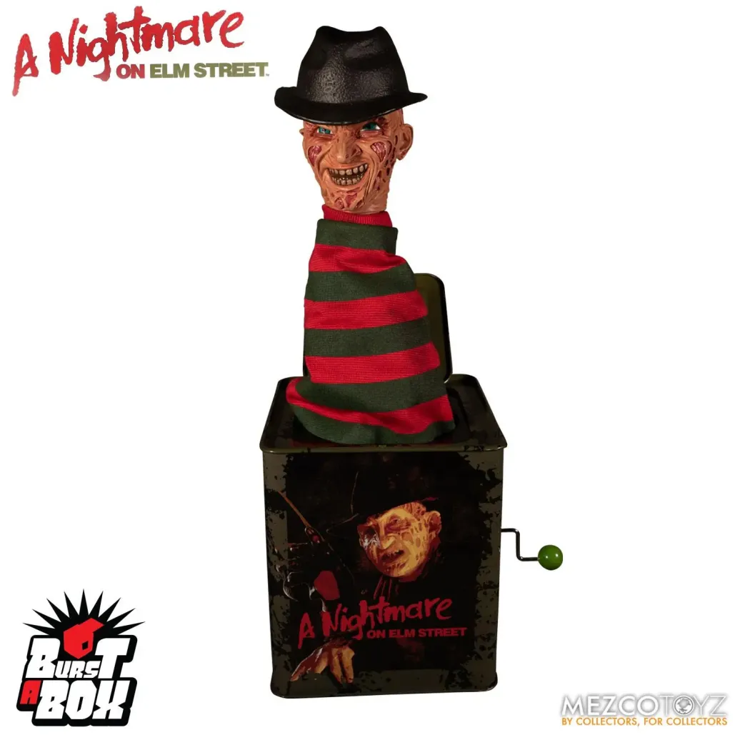 Nightmare On Elm Street Freddy Krueger Burst-A-Box Springteufel Spieluhr 36 cm