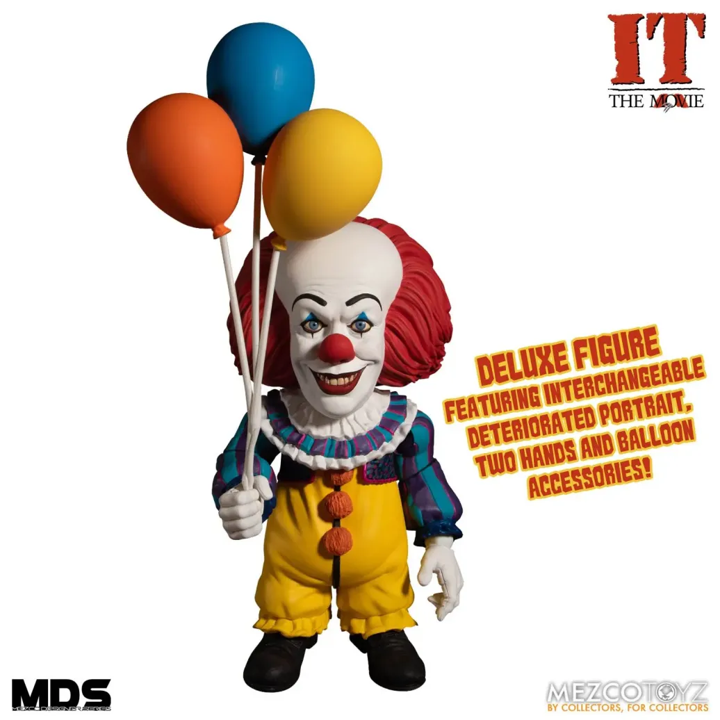 Stephen Kings Es Pennywise 1990 MDS Deluxe Actionfigur 15 cm