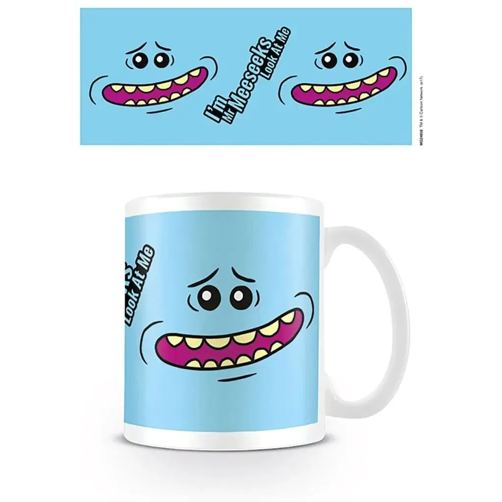 Rick and Morty Tasse Mr. Meeseeks Face
