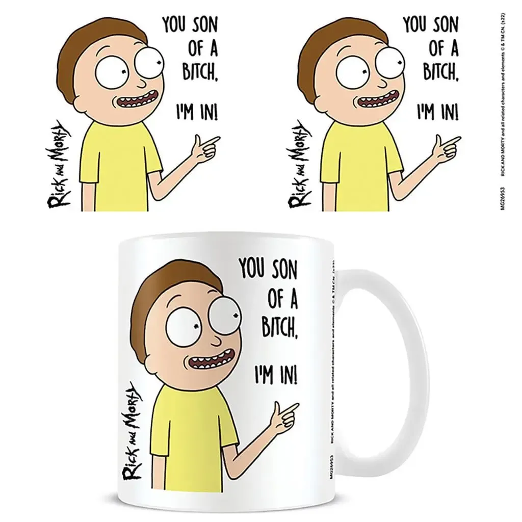 Rick and Morty Tasse Son of a Bitch