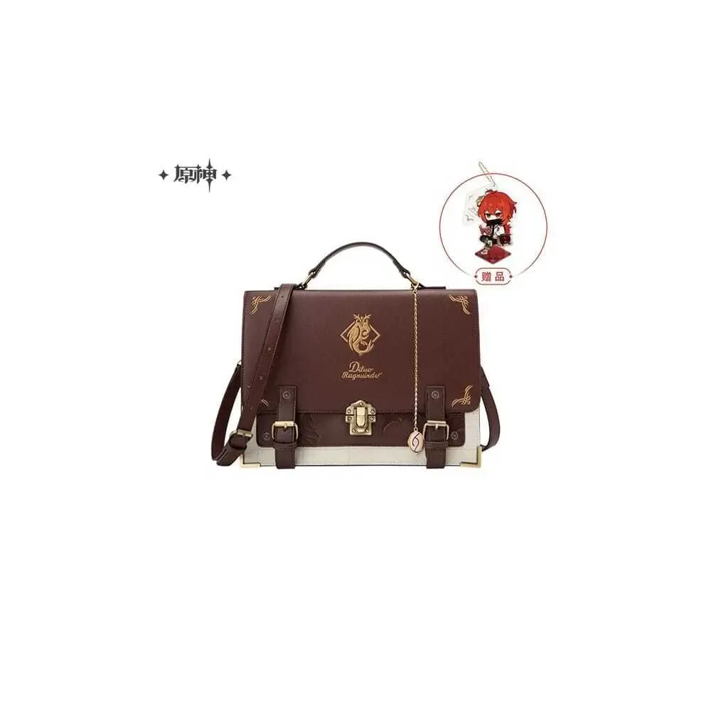 Genshin Impact PU Leder Umhängetasche Diluc