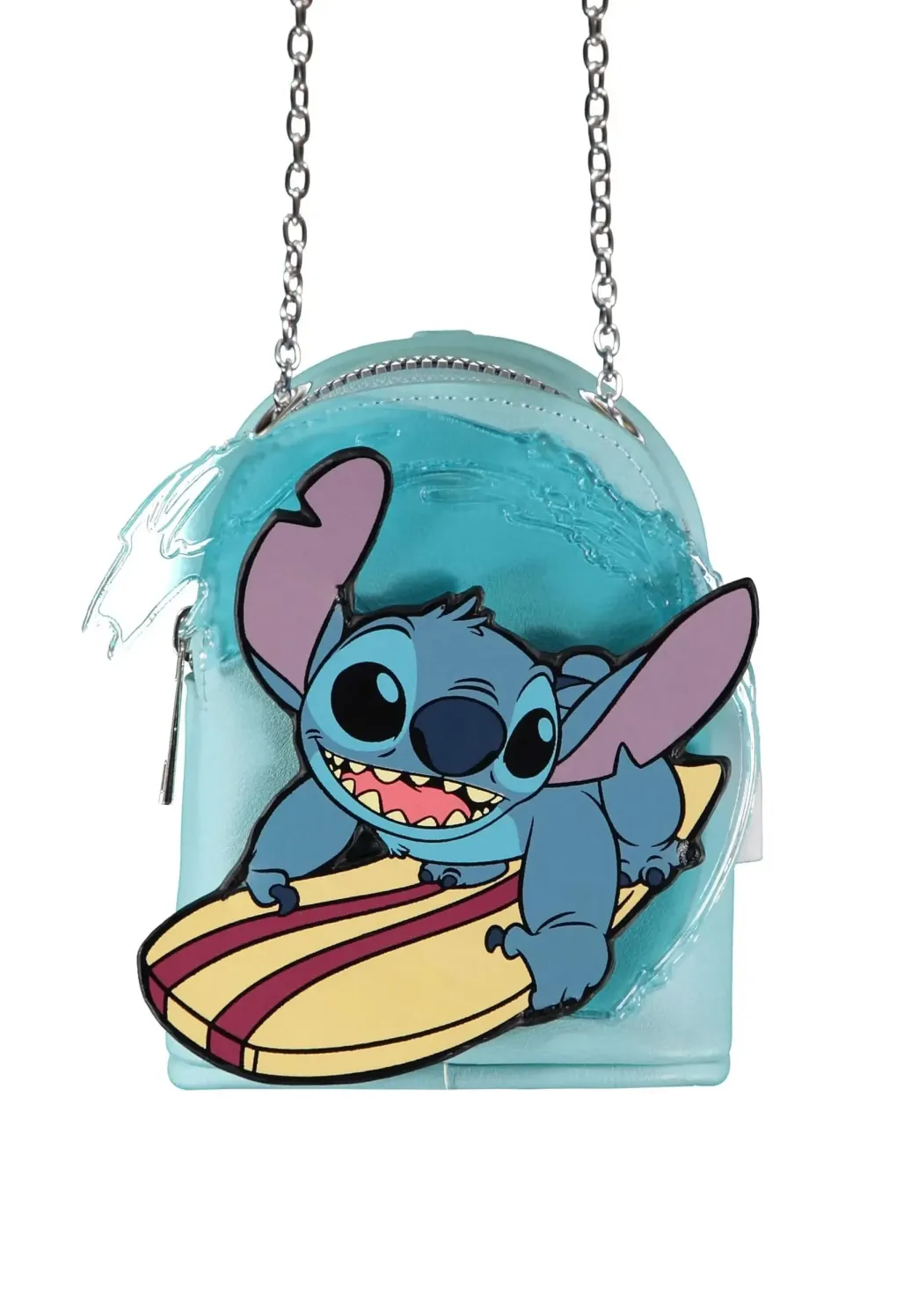 Lilo & Stitch Micro Bag Geldbörse mit Schlüsselanhänger Stitch Surfing