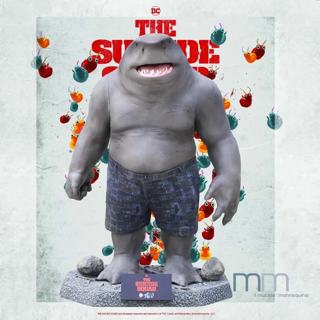 Suicide Squad Lebensgroße Statue King Shark 193 cm