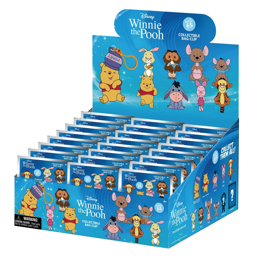 Winnie Puuh 3D PVC-Taschenanhänger Series 2 Display (24)