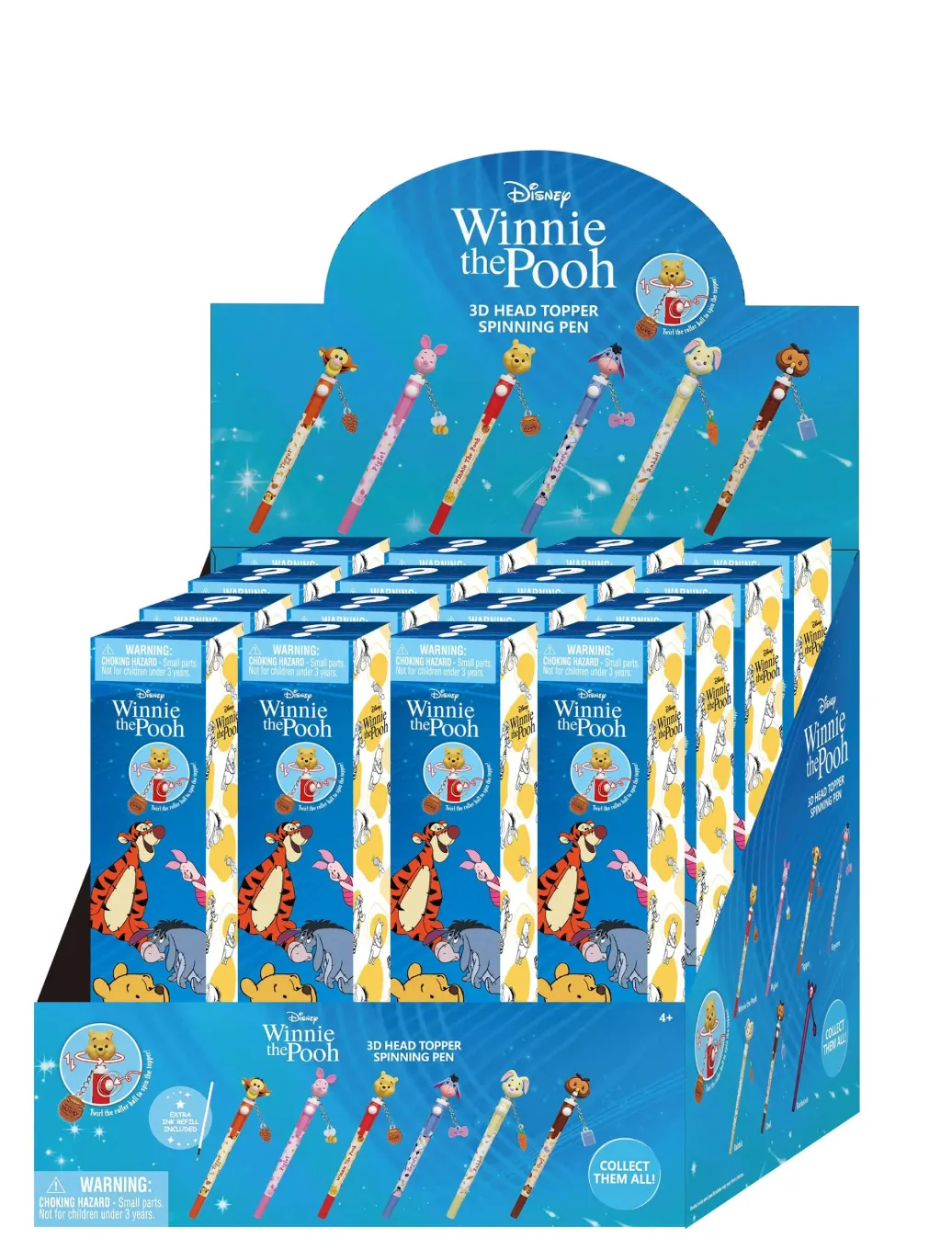 Winnie Puuh Stift 3D Head Topper Spinning Pen