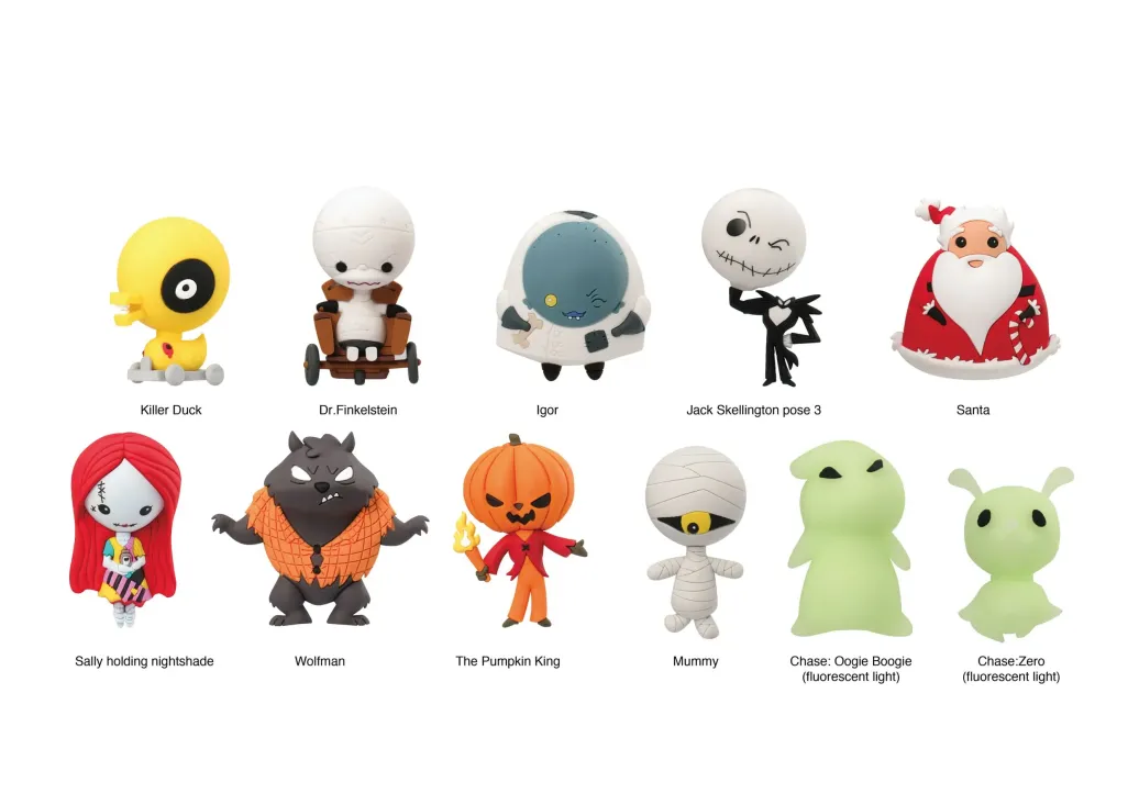 Nightmare before Christmas PVC-Taschenanhänger Serie 2 Display (24)