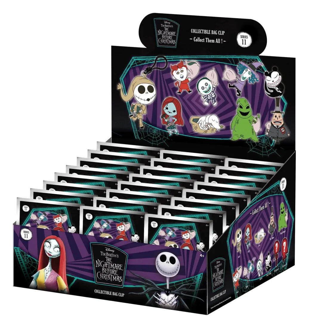 The Nightmare Before Christmas 3D PVC-Taschenanhänger Serie 11 Blind Bag Display (24)