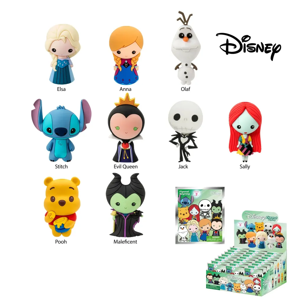 Disney PVC-Taschenanhänger Serie 2 Display (24)