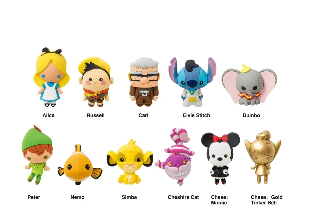 Disney PVC-Taschenanhänger Serie 3 Display (24)