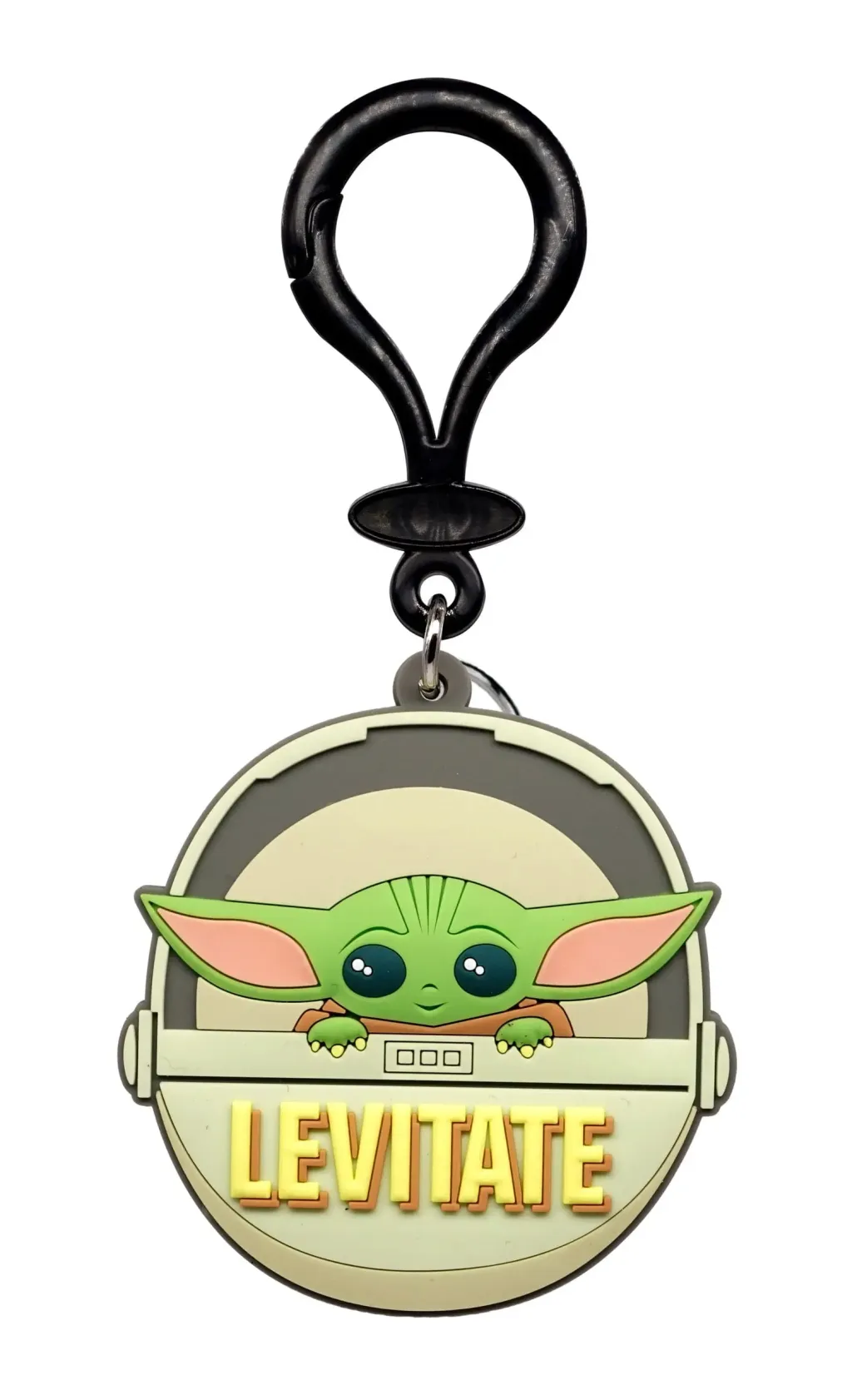 Star Wars Soft Touch PVC Taschenanhänger Baby Yoda Schwebend