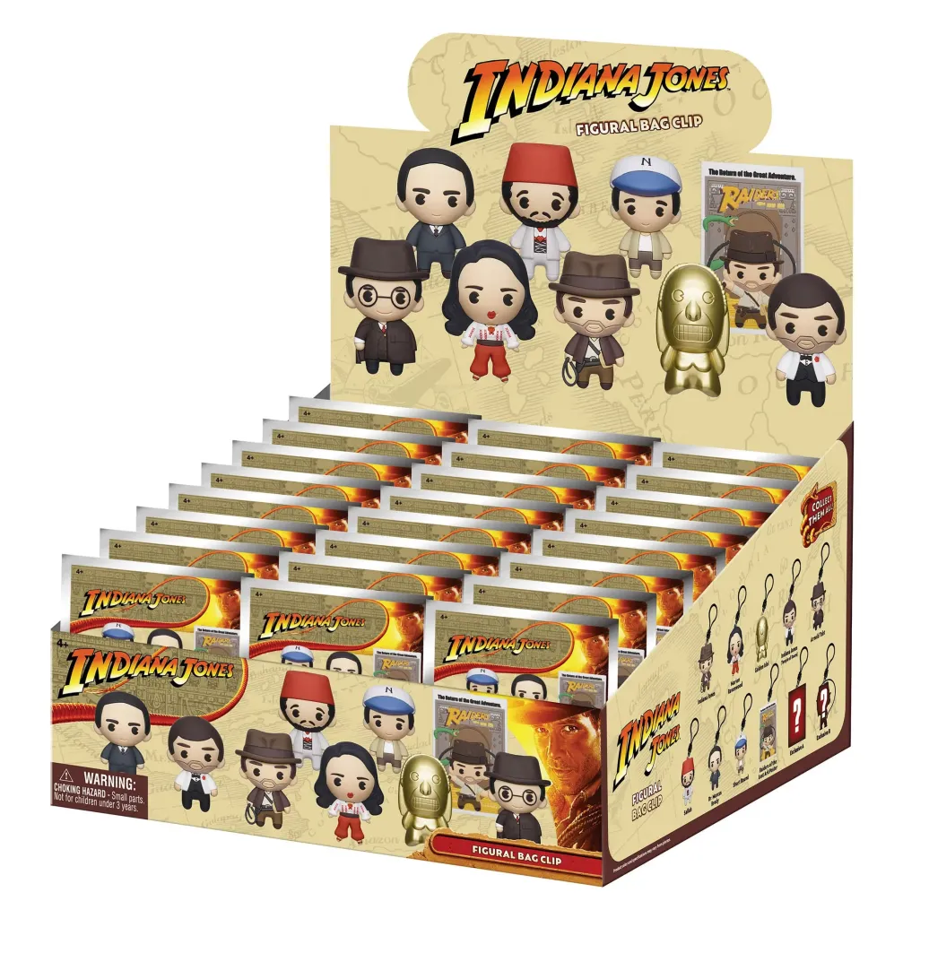 Indiana Jones 3D PVC-Taschenanhänger Display (24)