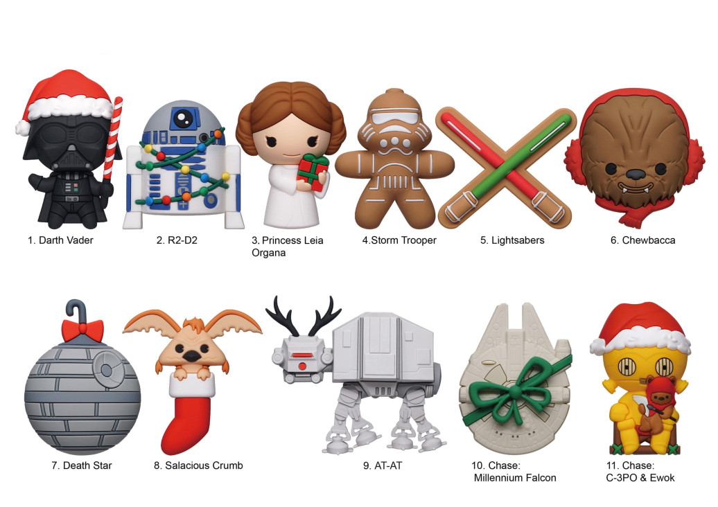 Star Wars PVC-Taschenanhänger Series 2 Display (24)