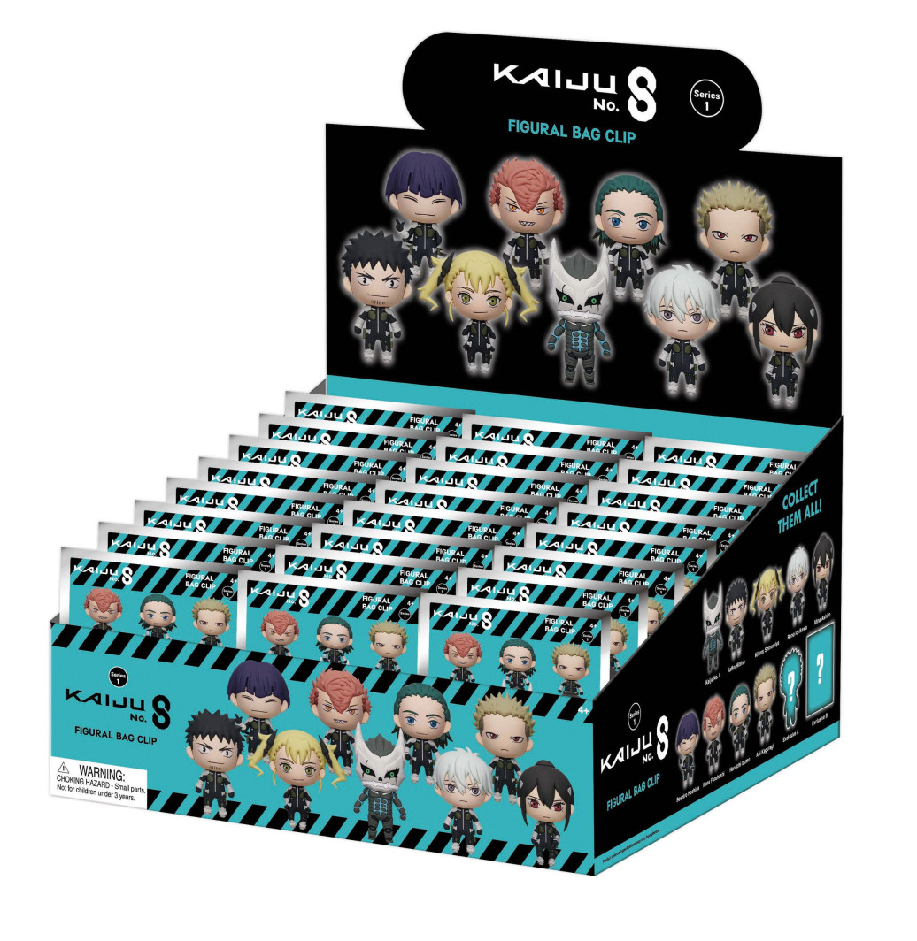 Kaiju No. 8 3D PVC-Taschenanhänger Series 1 Display (24)