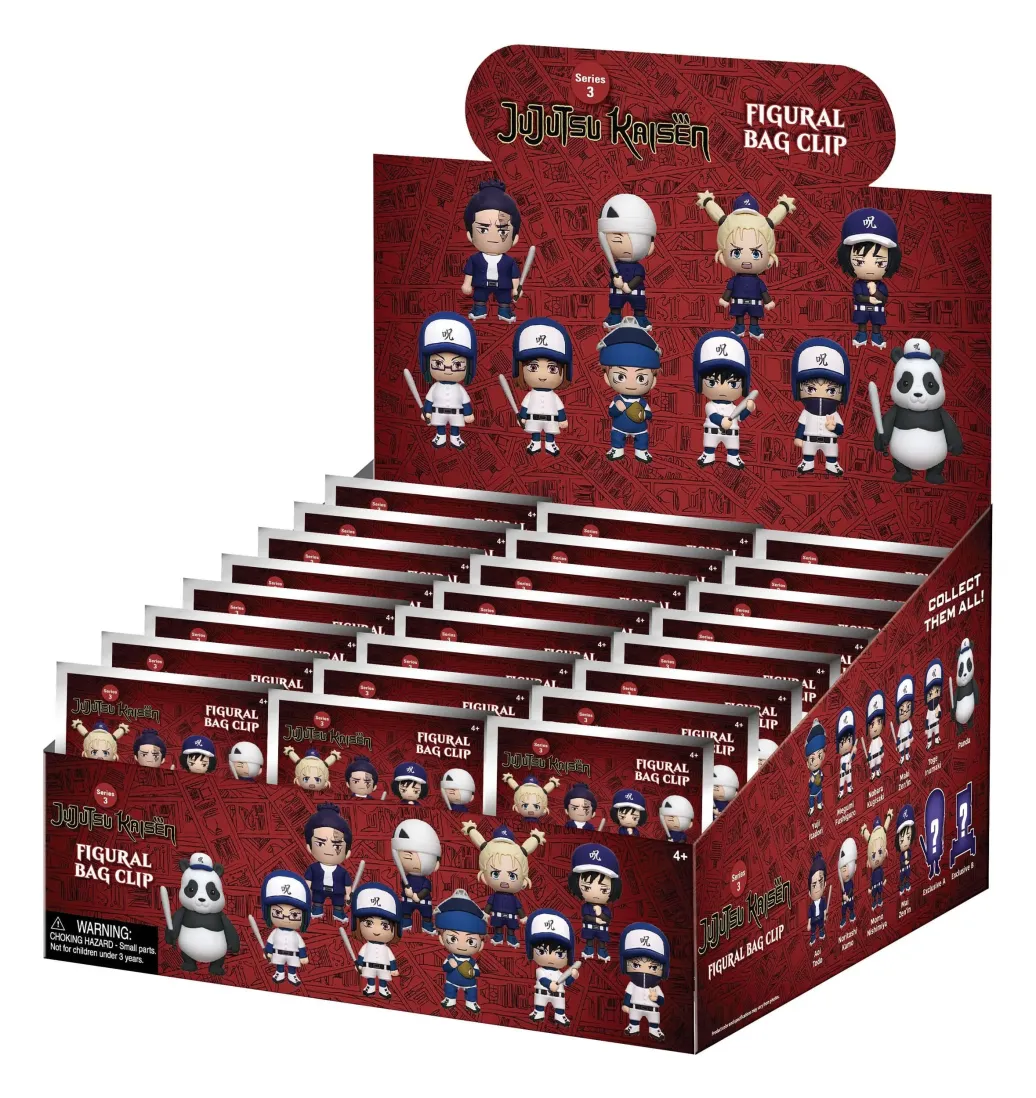 Jujutsu Kaisen 3D PVC-Taschenanhänger Serie 3 Blind Bag Display (24)
