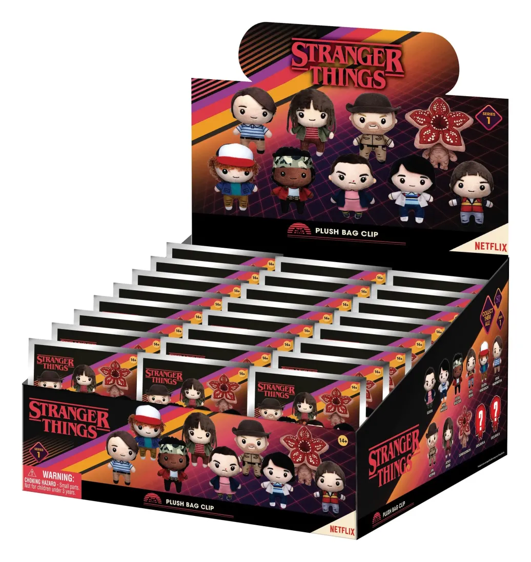 Stranger Things Plüsch-Taschenanhänger Display (24)