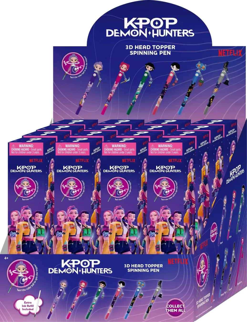 K-Pop Demon Hunter 3D Stifte mit Topper Display (16)