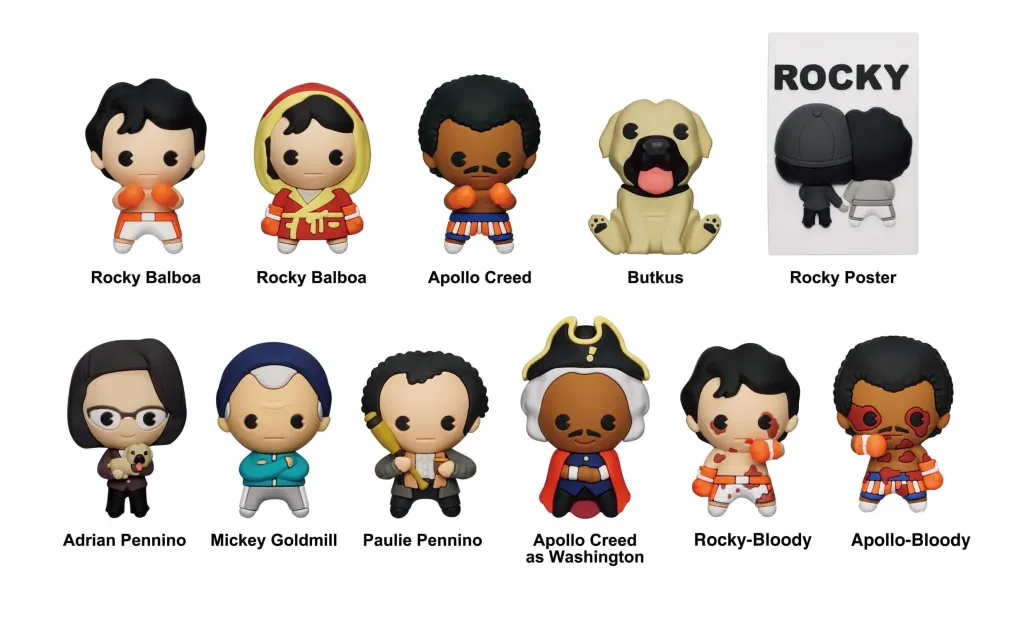 Rocky PVC-Taschenanhänger Series 1 Display (24)