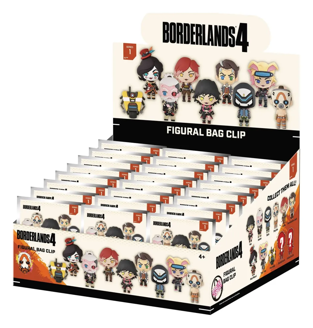 Borderlands 3D PVC-Taschenanhänger Serie 1 Blind Bag Display (24)