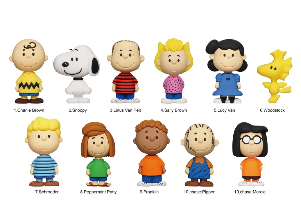 Peanuts PVC-Taschenanhänger Snoopy Series 1 Display (24)