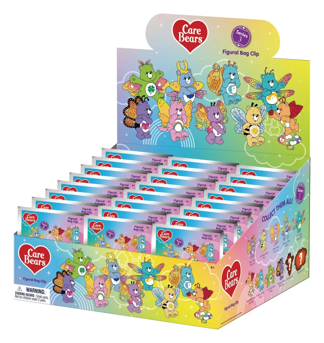 Die Glücksbärchis 3D PVC-Taschenanhänger Serie 3 Blind Bag Display (24)