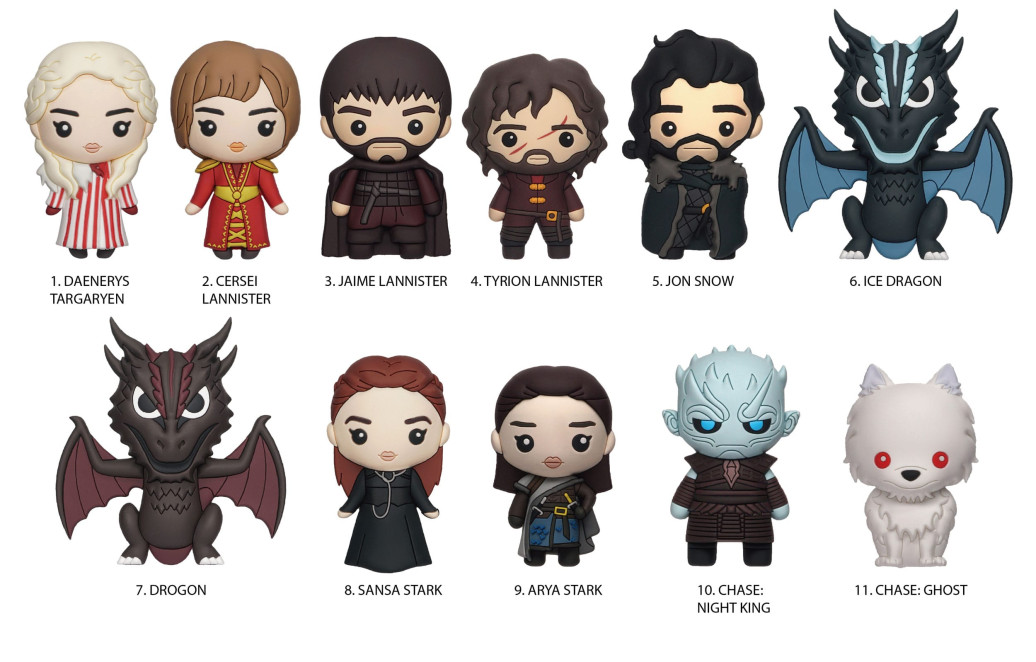 Game of Thrones 3D PVC-Taschenanhänger Ultimate Princess Series 1 Display (24)