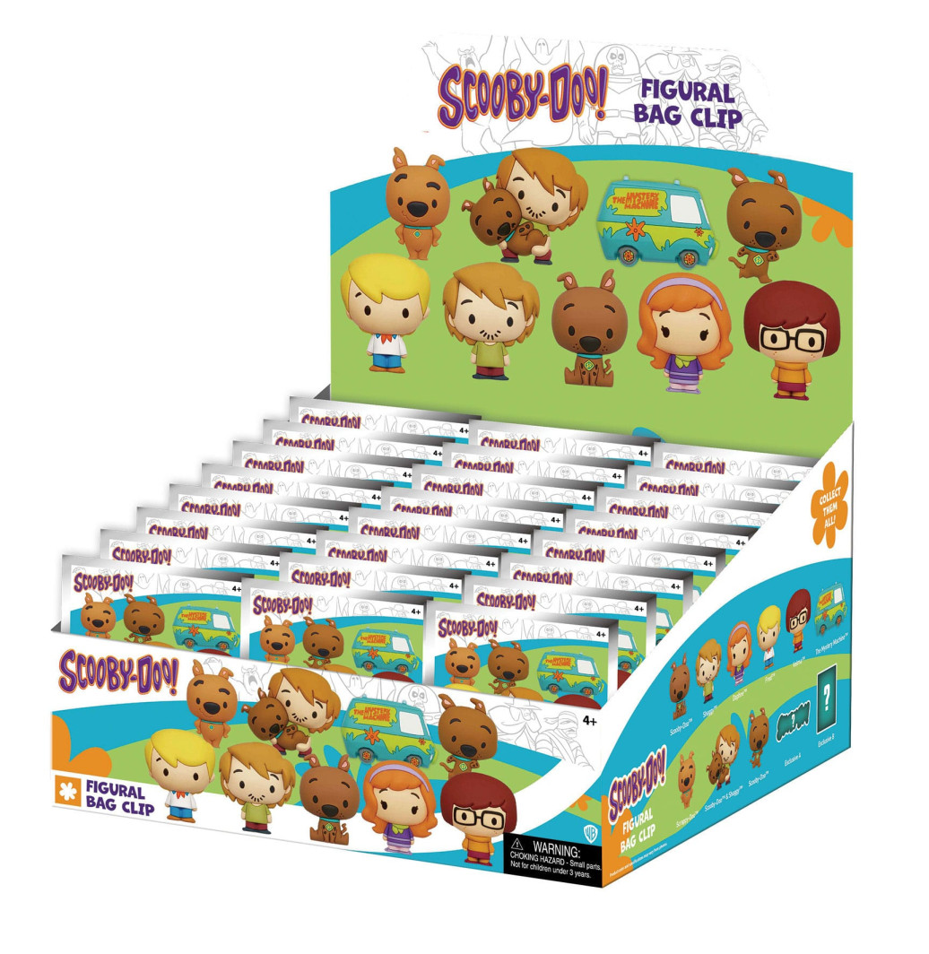 Scooby Doo 3D PVC-Taschenanhänger Series 1 Display (24)