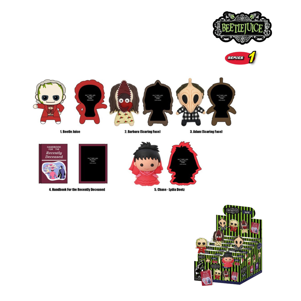 Beetlejuice 3D Magnete Series 1 Display (12)