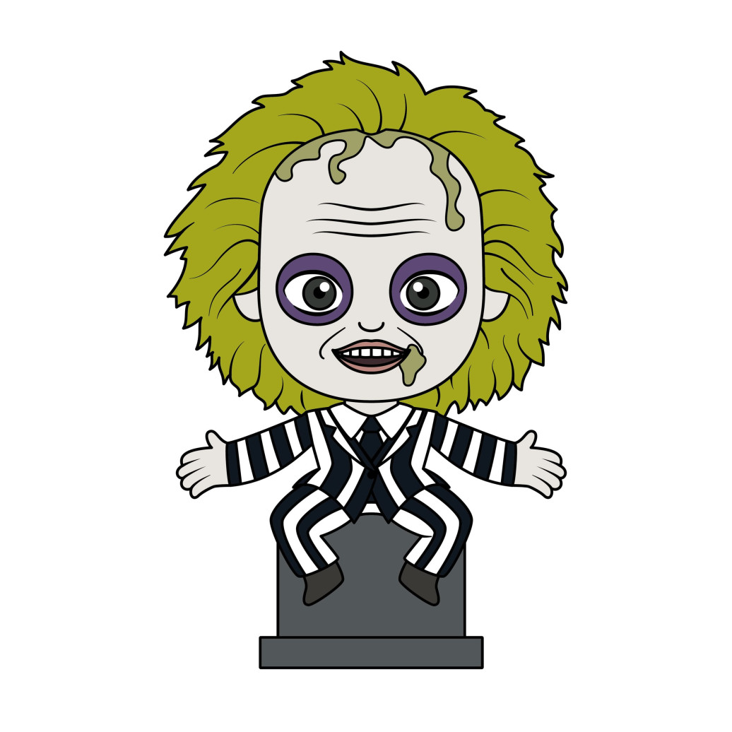 Beetlejuice 3D Magnet Beetlejuice on Tombstone 