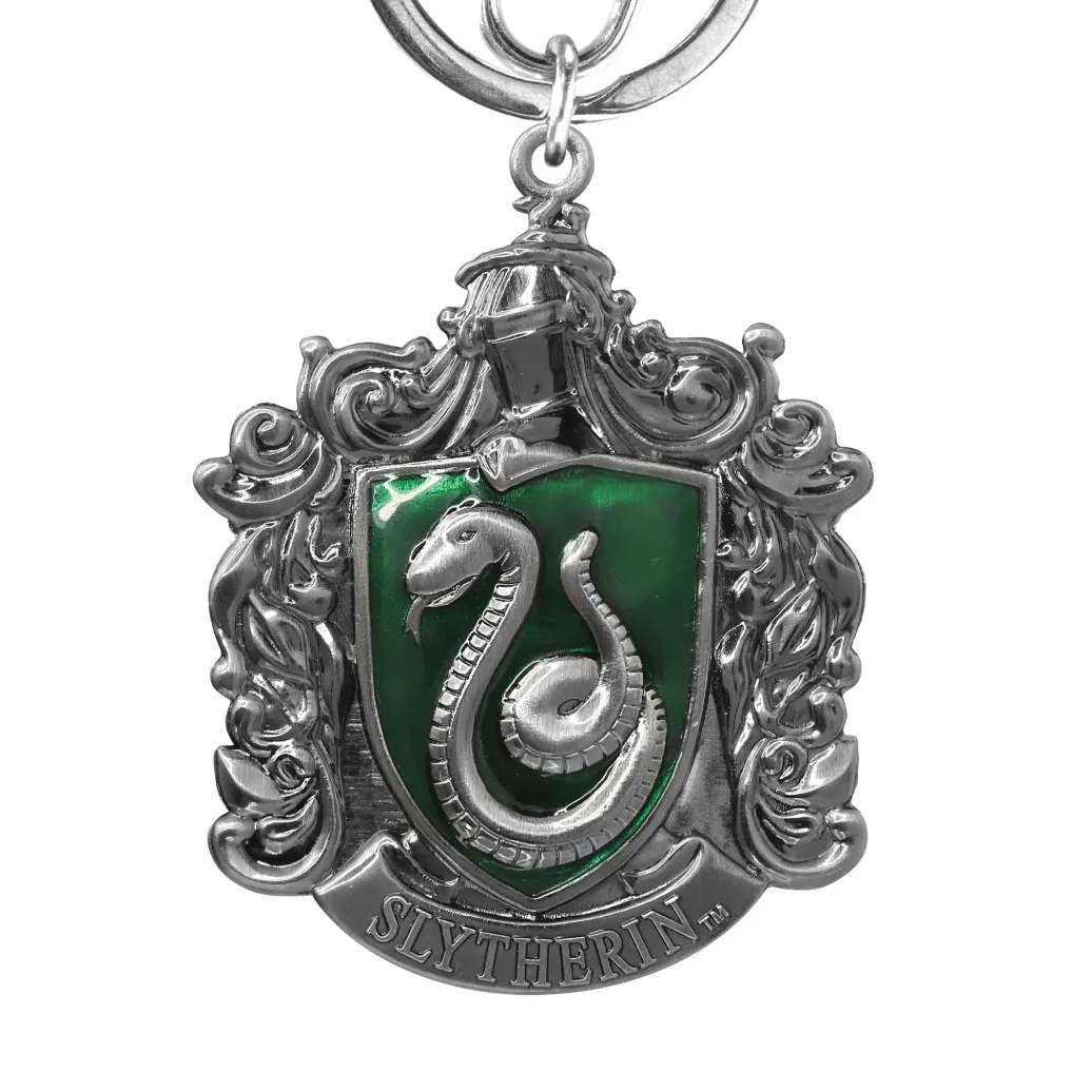Harry Potter Zinn-Schlüsselanhänger Slytherin Crest