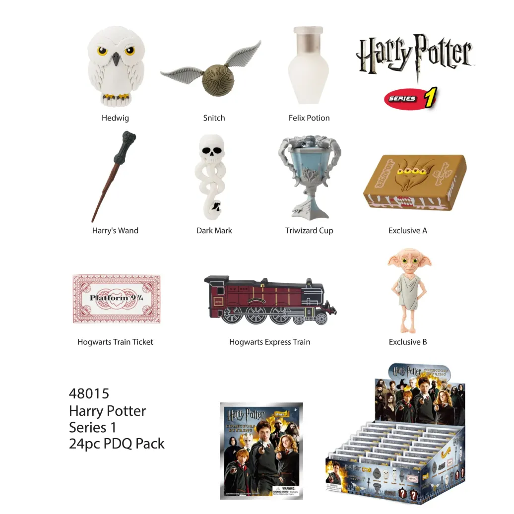 Harry Potter PVC-Taschenanhänger Serie 1 Display (24)