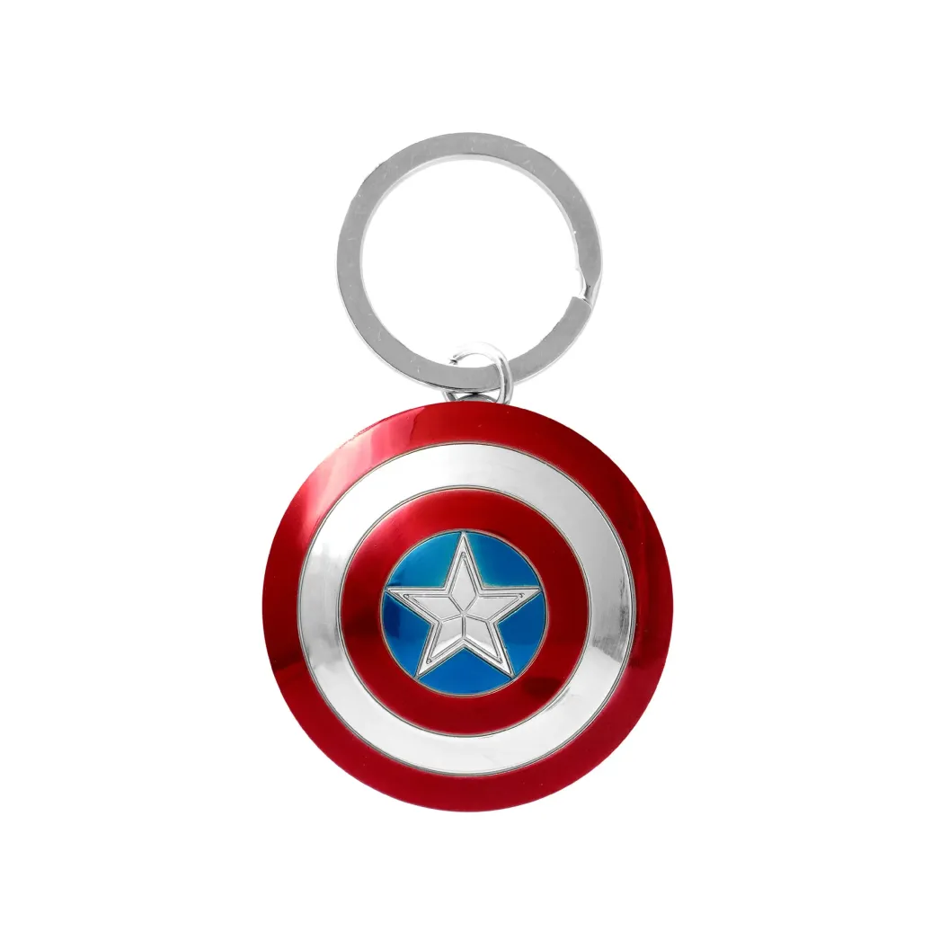 Marvel Metall-Schlüsselanhänger Captain America Shield