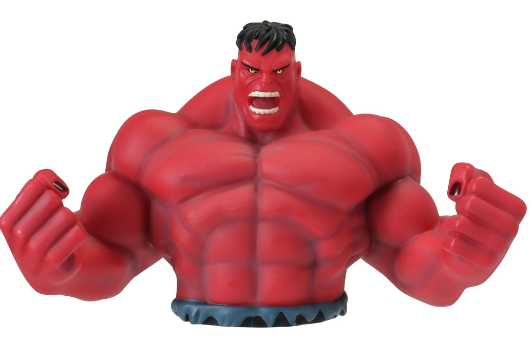 Marvel Spardose Red Hulk