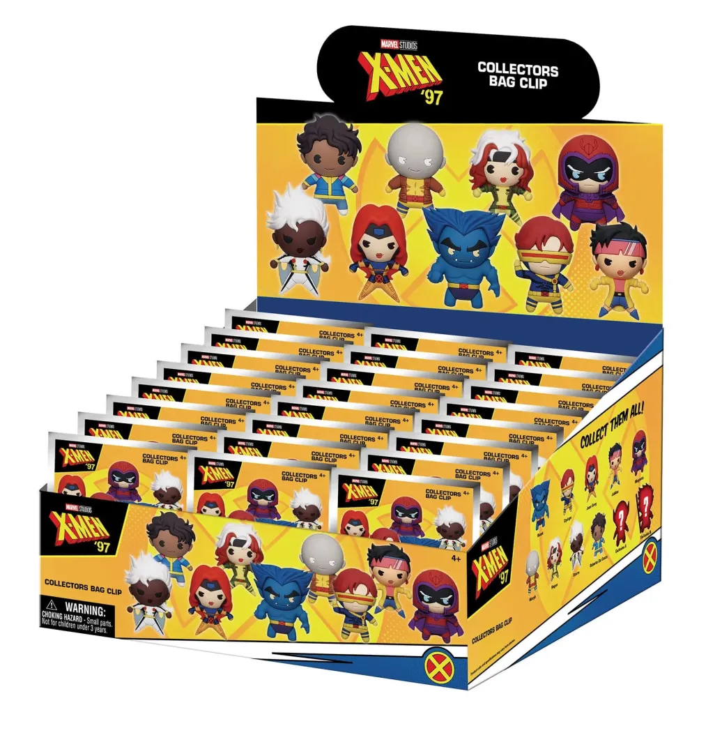 X-Men 1997 3D Schaumstoff-Taschenanhänger Display (24)