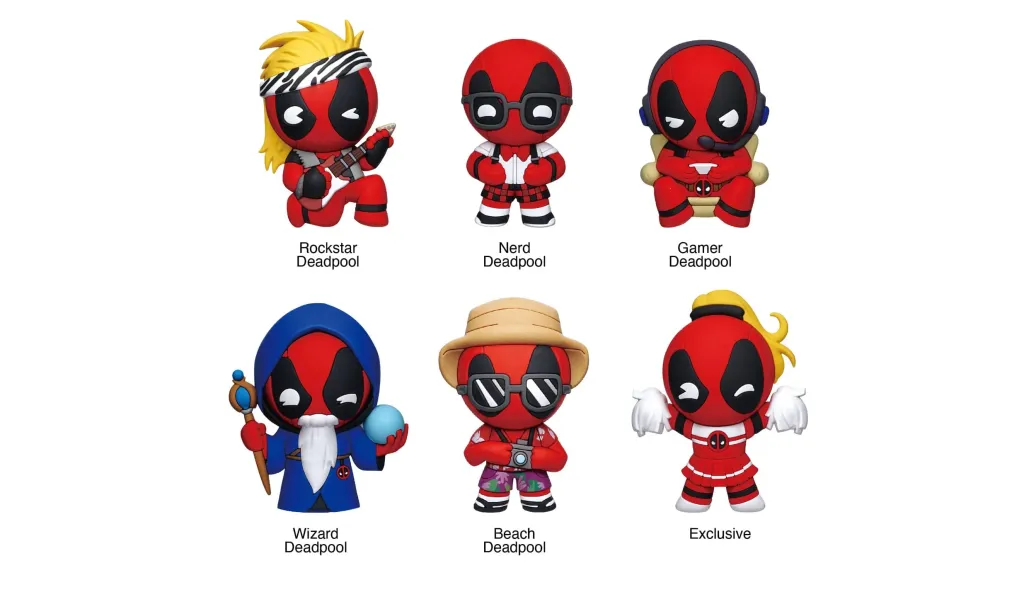 Marvel 3D Magnete Deadpool Classic Series 1 Display (12) 