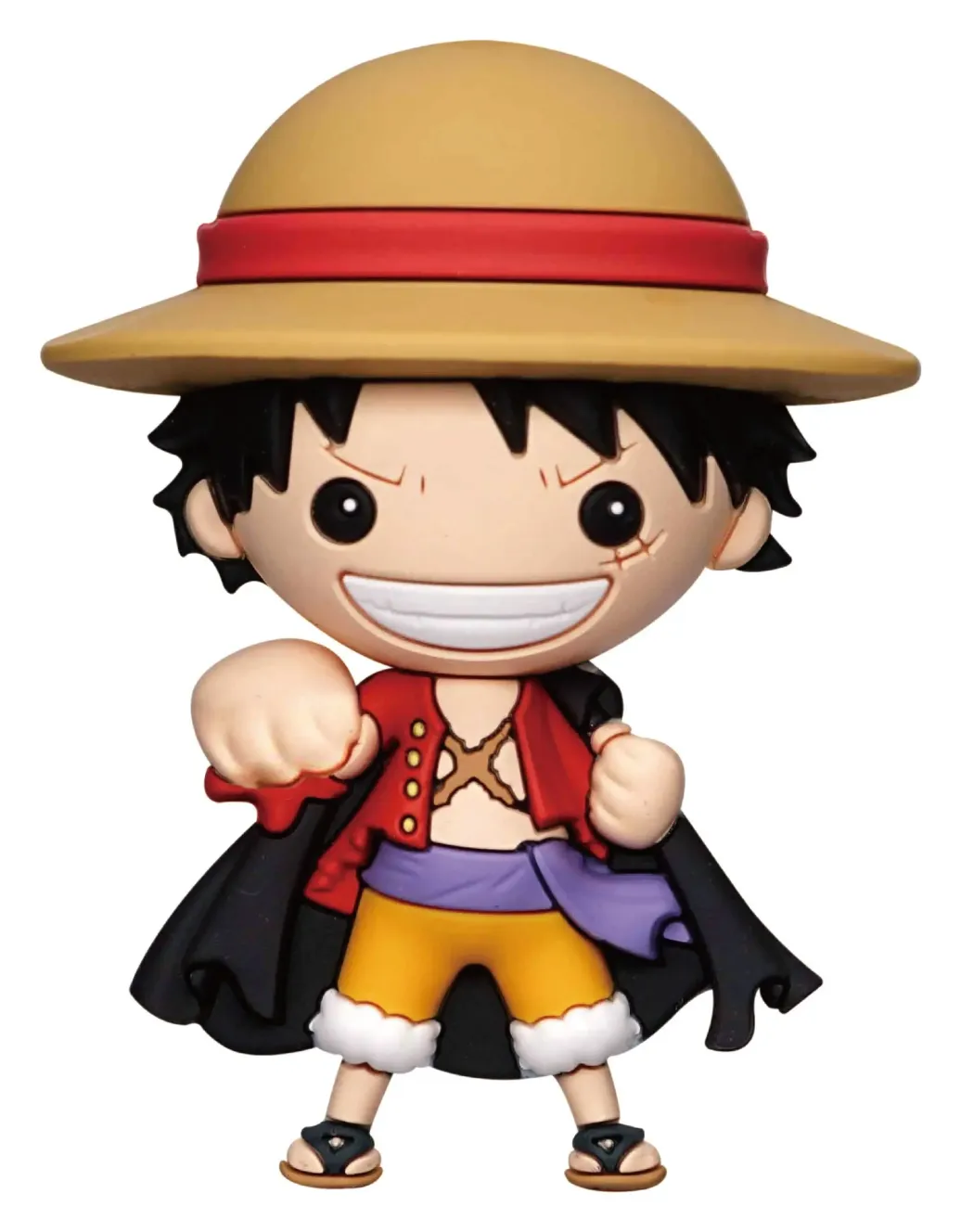 One Piece 3D Schaumstoff-Magnet Luffy with Cape